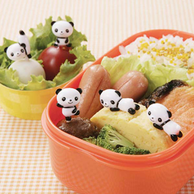 Condiment container bento box lunch accessories mini sauce box cartoon  animal panda suitable for children's lunch