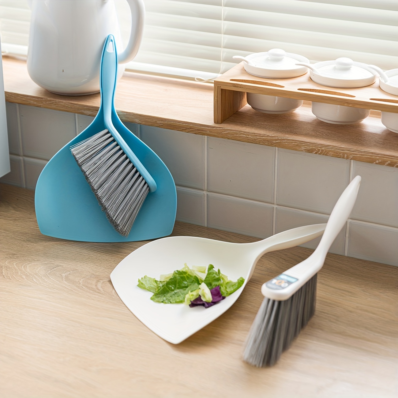 Car Interior Dust Brush,car Interior Cleaning, Dustpan Set With Mini  Broom,soft Detail Brush