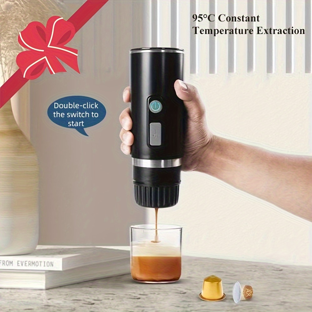 iMiGoo Portable Coffee Maker 8 OZ - Single Cup Coffee Percolator