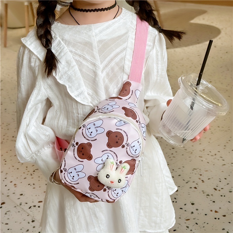 Bolsa Cangurera Kawaii Mariposa P/ Niña Mochila Riñonera