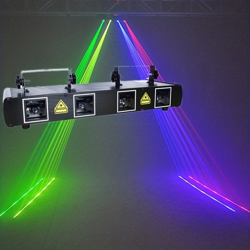 Foco LED de cabeza móvil 8 colores Gobos luz 25 W DMX con espectáculo KTV  discoteca DJ fiesta para iluminación de escenario : :  Electrónicos