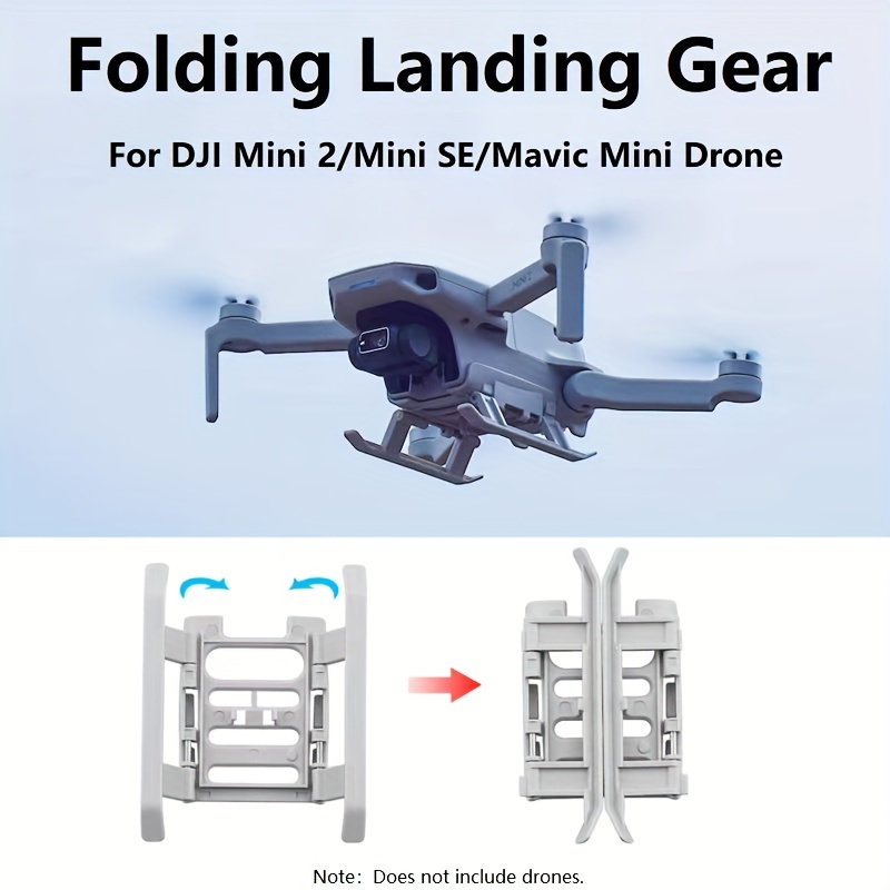 STARTRC Mini 4 Pro Train D'atterrissage Pliable, Landing Gear Élévateurs  pour DJI Mini 4 Pro Fly More Combo Drone Accessoires : : Jeux et  Jouets