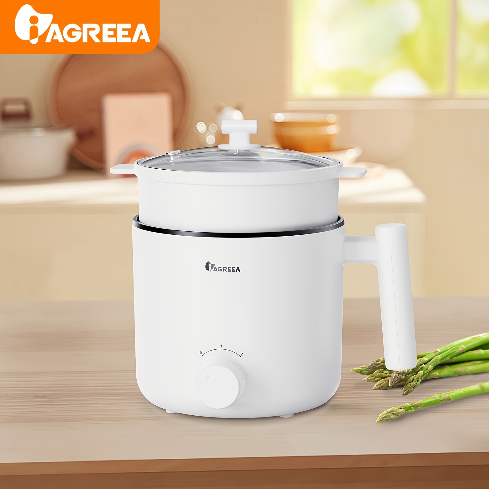 Electric Multicooker Digital Rice Cooker Small 4-8 Cup/Brown And White Rice/Food