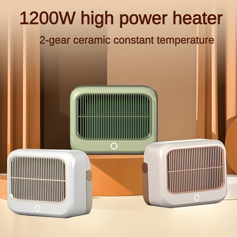 LAEMILIA Economical Electric Heater Blower Bathroom Heater Thermaly Ceramic  Heating PTC 1200 W Security Thermostat for Office Home : :  Home & Kitchen