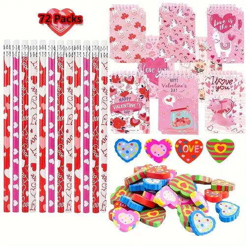  Regalos para el día de San Valentín para niños – Paquete de 24  tarjetas de San Valentín con pulseras POP de corazón – Juguetes sensoriales  Fidget para San Valentín para la