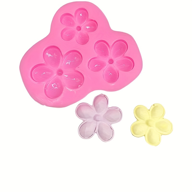 1pc, 3D Silicone Flower Chocolate Mold for DIY Cake Decorating and Baking -  Perfect for Fondant, Candy, and Kitchen Gadgets