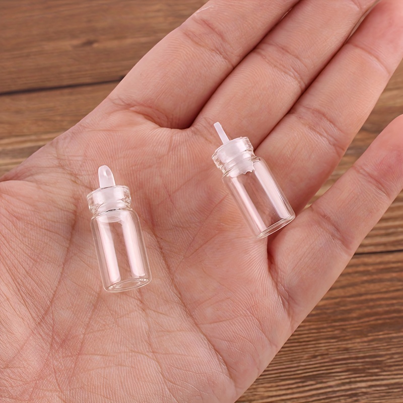 Pequeño Mundo - Hermosos set de mini botellas de vidrio.
