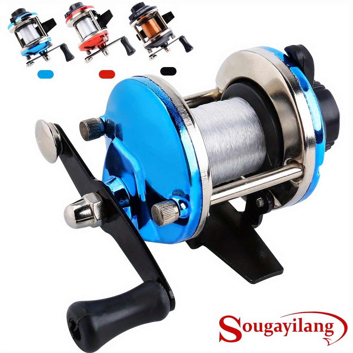 Drum Wheel Horizontal Belt Line Bait Reel Ice Fishing Reel Fishing Supplies  Fishing Gear