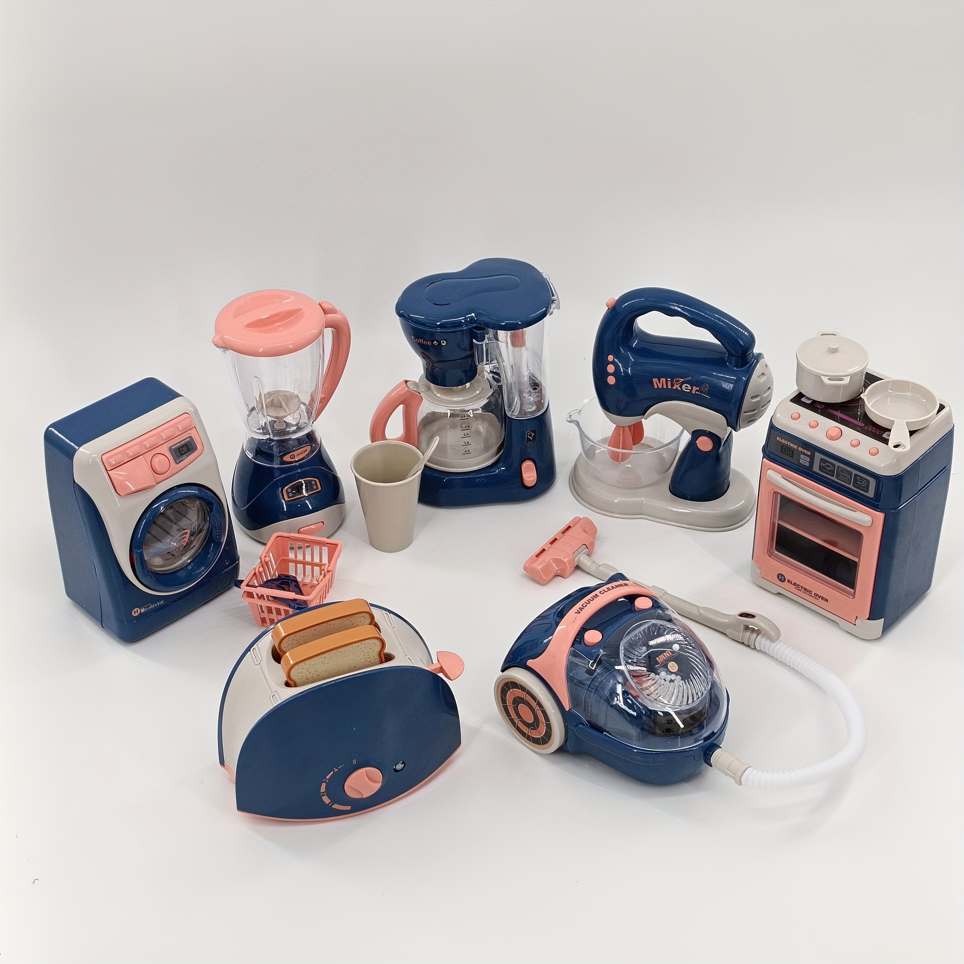 Miniaspiradora eléctrica para niños y niñas, juguete educativo de  simulación de carga, recogedor de polvo para el hogar