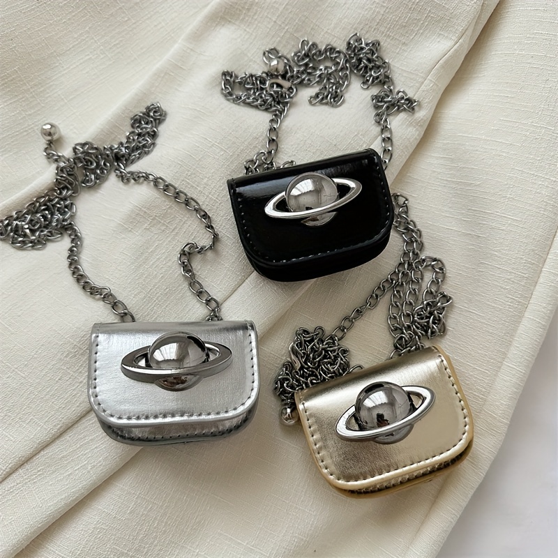 Irregular Denim Sewn Crescent Handbag Shoulder Shoulder Underarm Bag  Contrast Silver Mirror Women's Bag Wallet - AliExpress