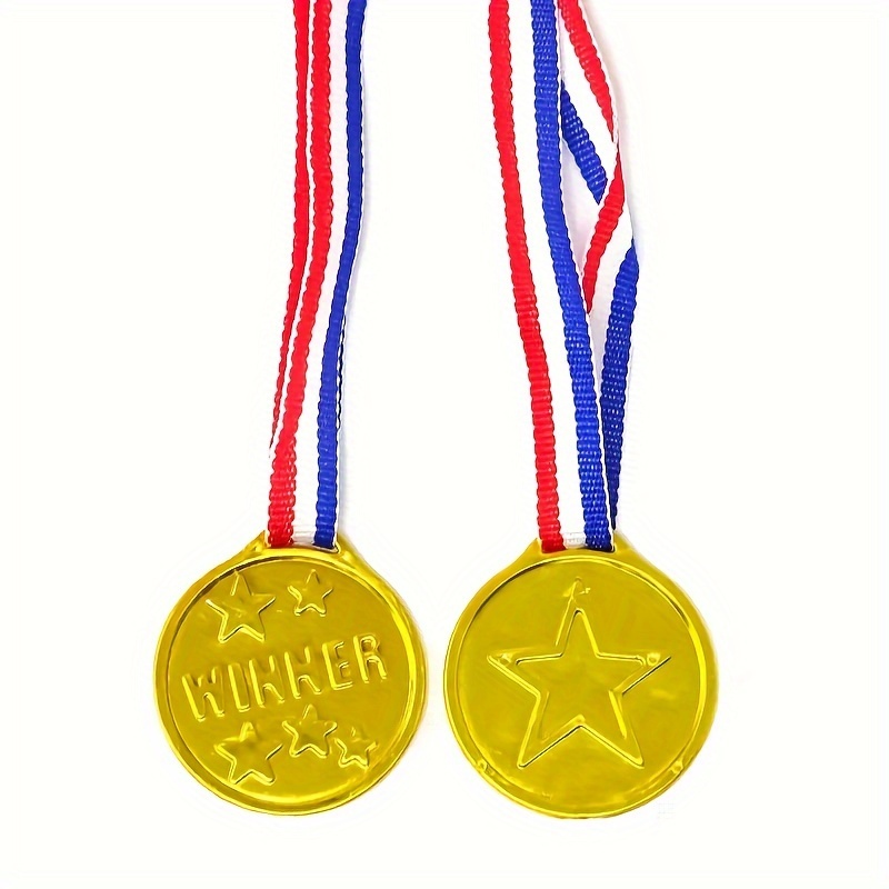 1pc Medalla Fútbol Medallas Oro Metal Competiciones Fútbol - Temu