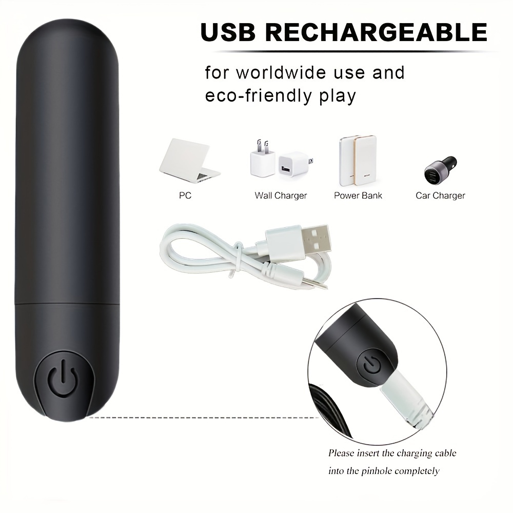 Mini 10 frequency Waterproof Usb Rechargeable - Temu