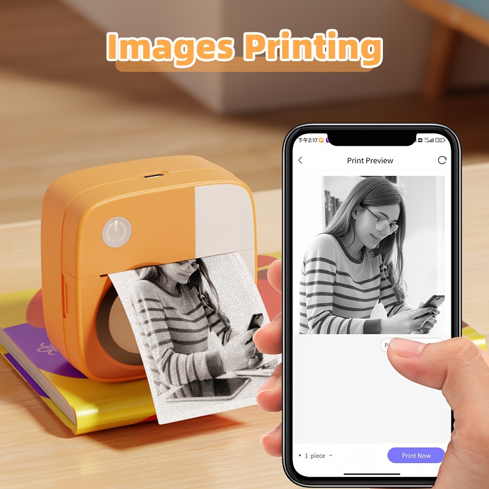 Mini Impresora Foto En Color - Temu