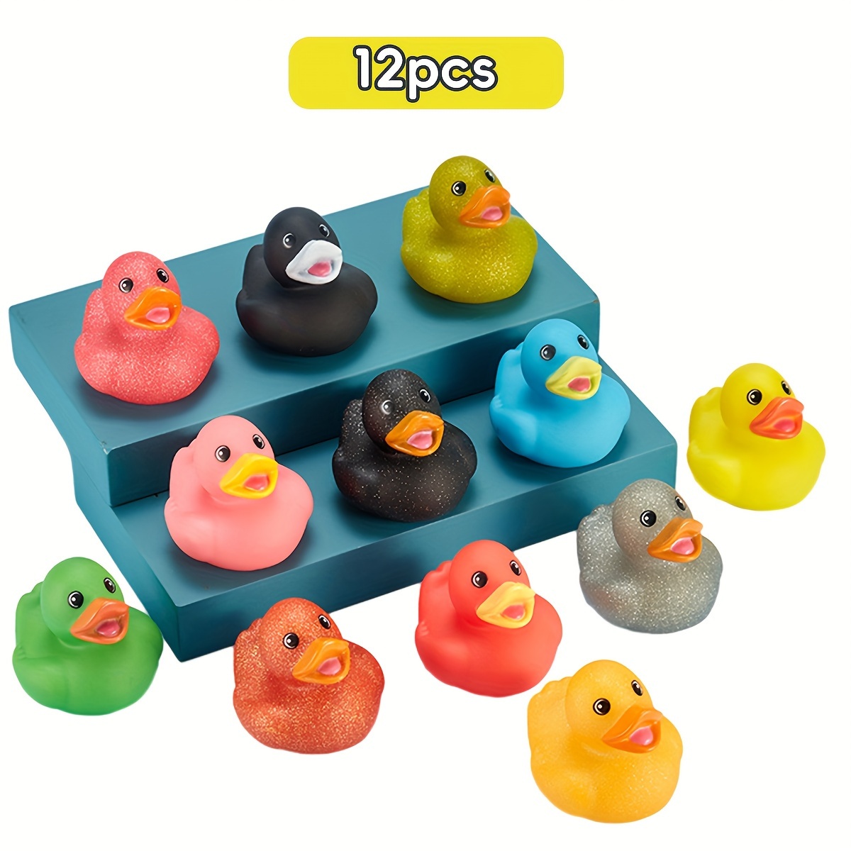 10/25/50pcs Patos Goma Coloridos Juguetes Patos Niños Niños - Temu Chile