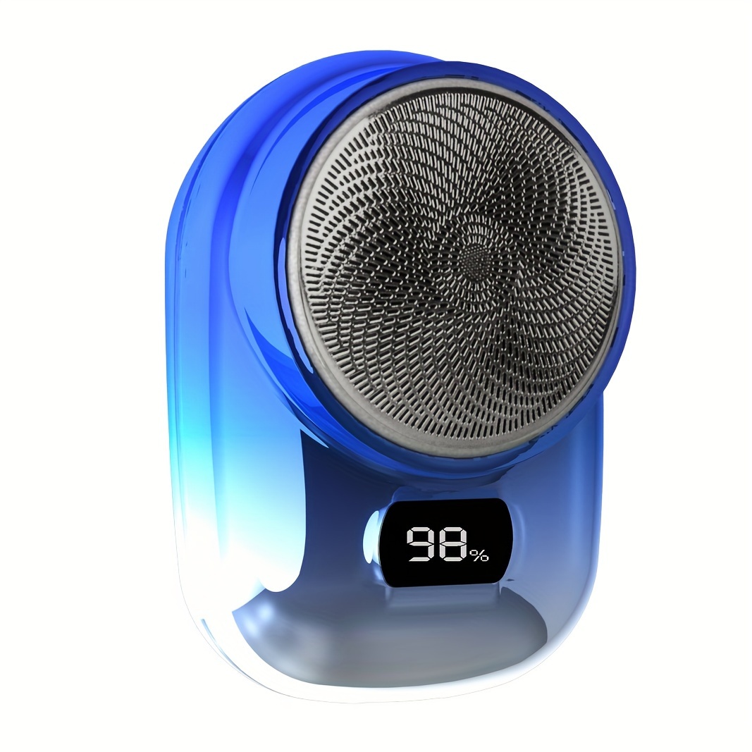 Afeitadora Eléctrica Afeitadora eléctrica Mini afeitadora portátil para  hombres para viajes de negocios a casa (azul oscuro) Wdftyju Libre de BPA