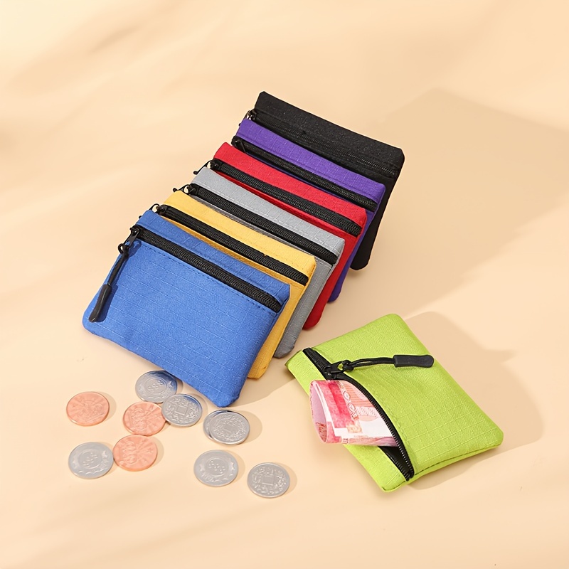 Zipper Pouch Traveling Small Coin Wallet Mini Mesh Coin Bags Money Earphone  Data Line Storage Bags Bus ID Credit Card Holder - AliExpress