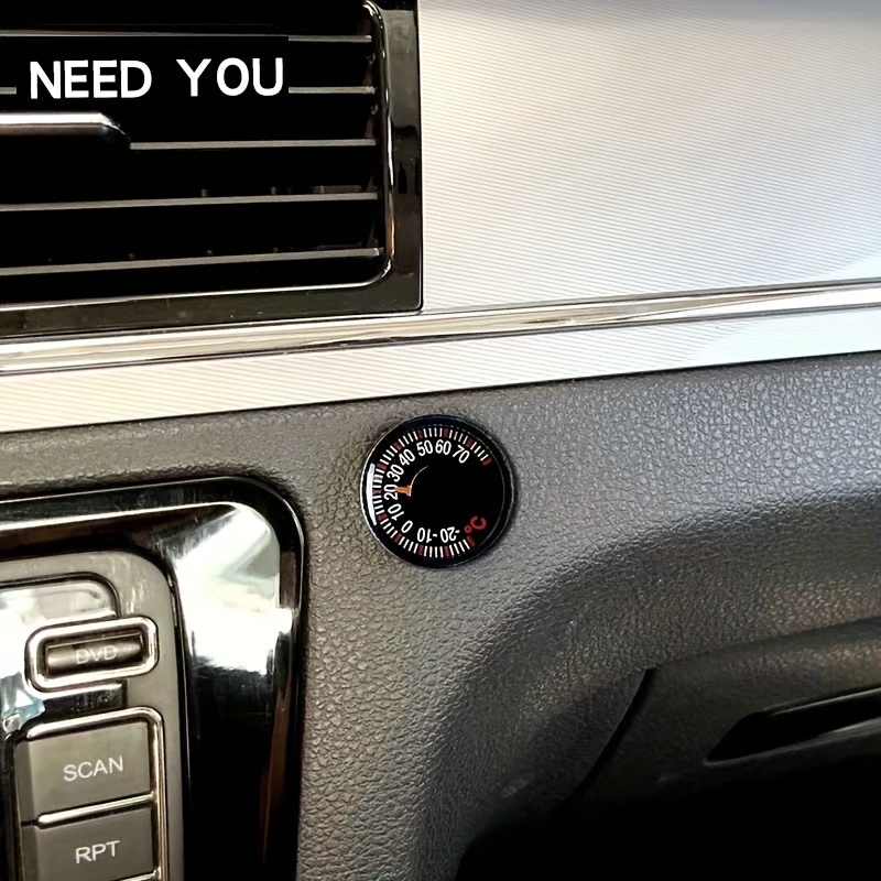 Mini Auto Digitaluhr Thermometer Voltmeter 3 in 1 leuchtende Fahrzeuguhr