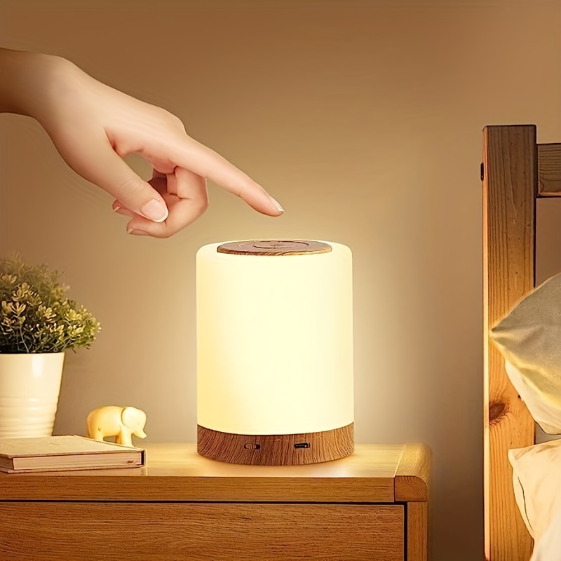 Mini projecteur LED rechargeable à poser doré Circled