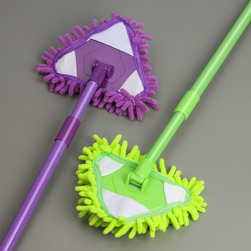 Mini Mop Small Triangle Mop Dust Brush Adjustable Spin - Temu