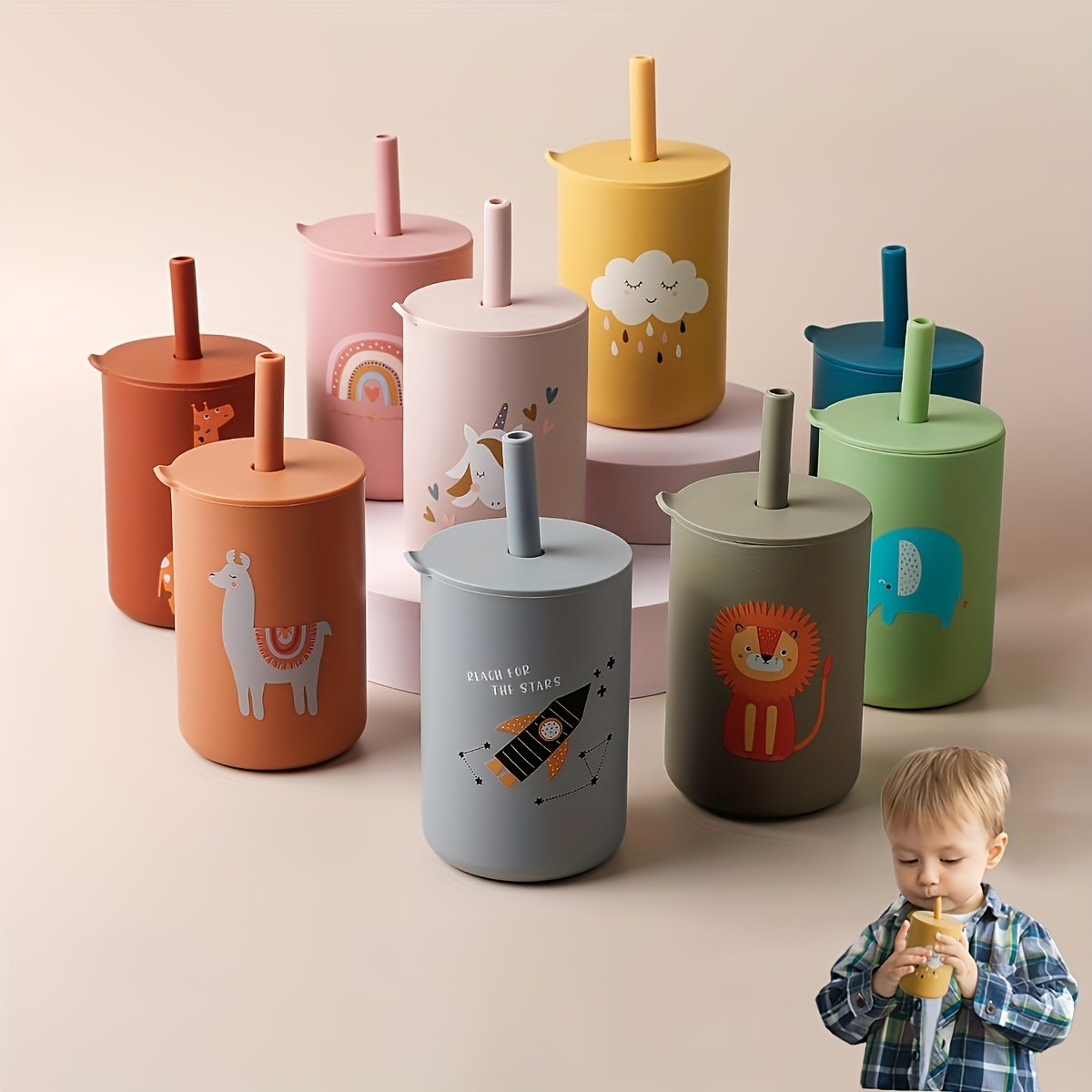 Coffee Branded Baby Cups : Rise & Shine Sippy Cup