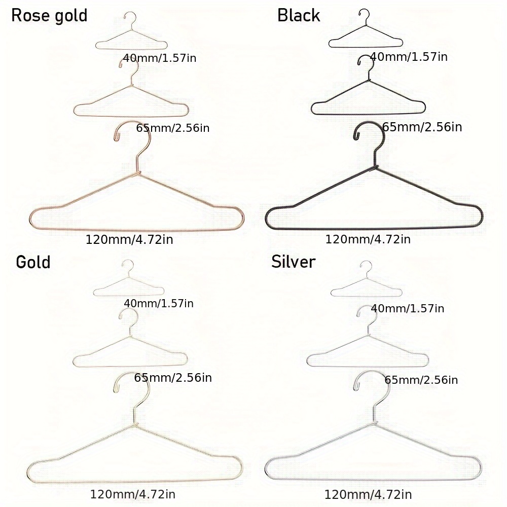 10pcs Small Hangers Ornaments Lifelike Small Hangers Simulation Small  Clothes Hangers