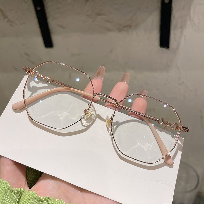 Gafas De Lectura Con Lentes De Color Facetadas Únicas, Elegantes Y De Moda, Anteojos  Para Miopía Sin Montura Con Marco De Metal, Para Hombres, Mujeres,  Accesorios Informales Para Negocios O Escolares