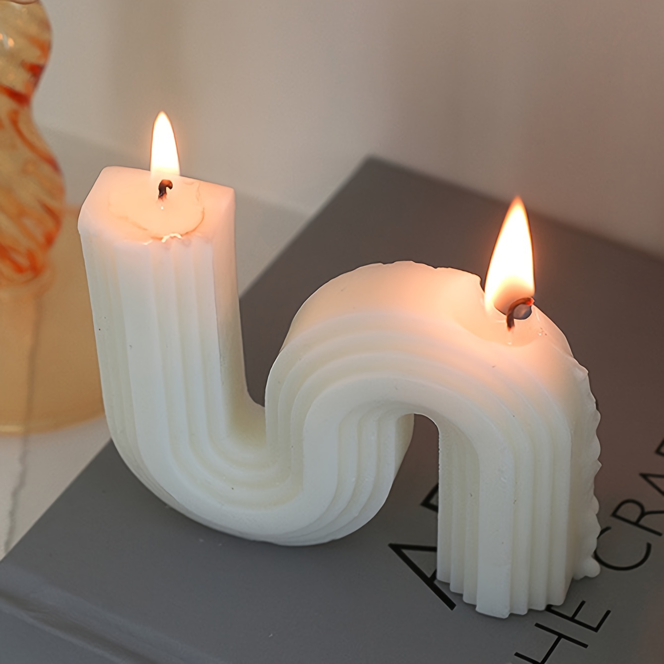 Log Diy Candle Wick Holder Handmade Aromatherapy Birthday - Temu