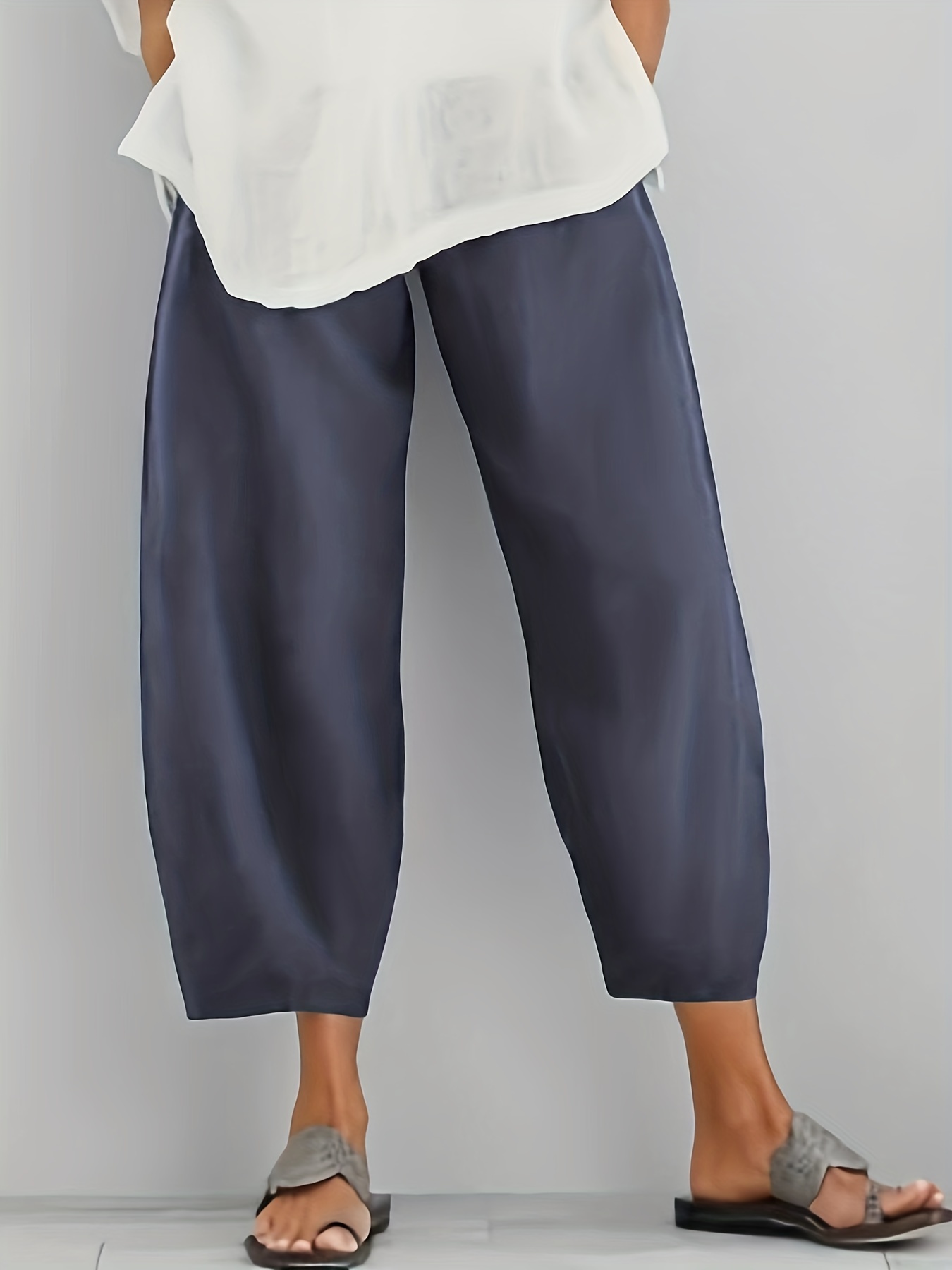 White Linen Pants Women - Temu