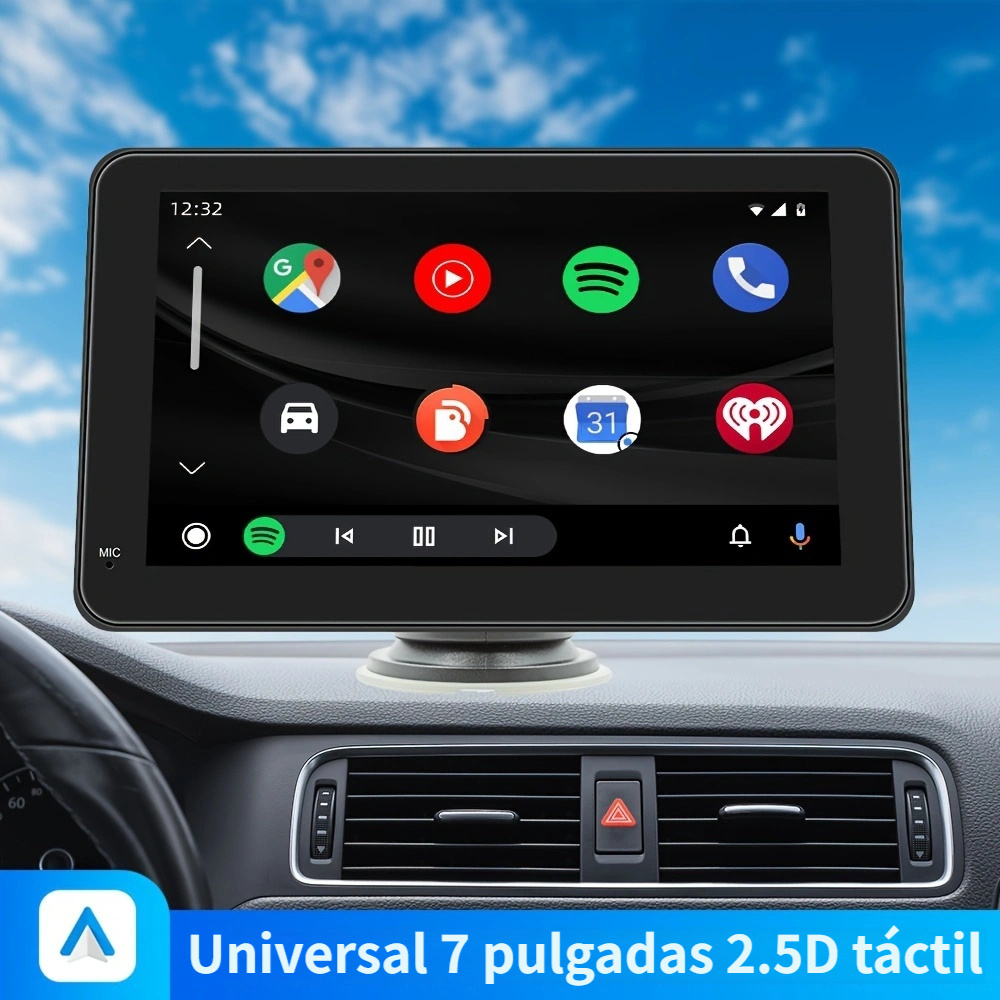 Compre 9 Pulgadas Inalámbrico Carplay Y Android Auto Portátil