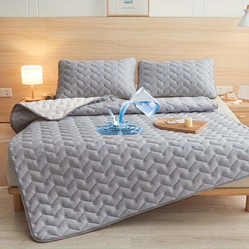 Protège matelas lit enfant lavable tapis de lit imperméable 86 x 91 cm  PIPI