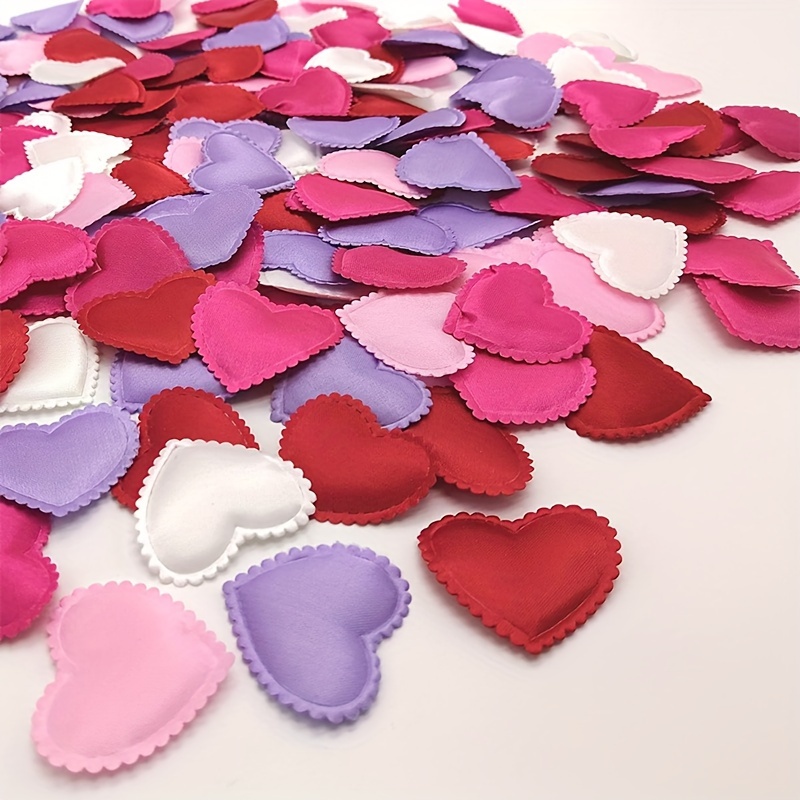 50 Piezas Corazones Colores Surtidos Gemas Corazón Coloridas - Temu