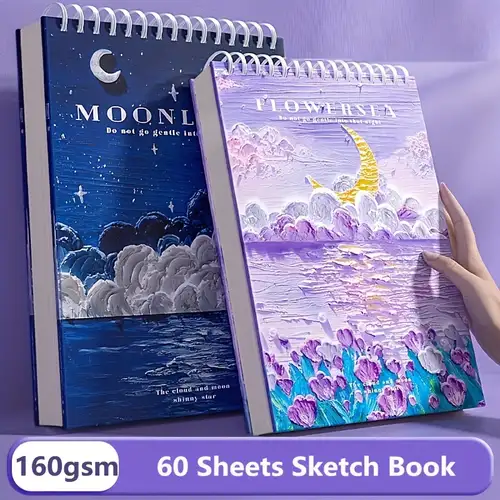 2pcs 160g 8K/16K/A4 Sketchbook Line Circle Sketching Book Drawing Sketchpad  for Kids Students Art Supplies School Stationery - AliExpress