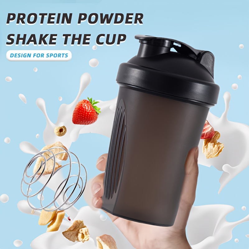 Shaker Bottle Protein Shakes Powder Shaker Bottle Sports - Temu