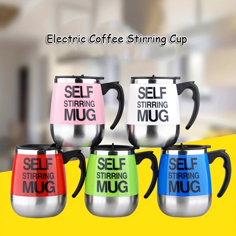  Electric High Speed Mixing Cup, Automatic Electric Mixing Mug,  Self Stirring Travel Coffee Cup, Self Stirring Mug for Coffee, Hot  Chocolate, Protein Powder (Clear) : Home & Kitchen