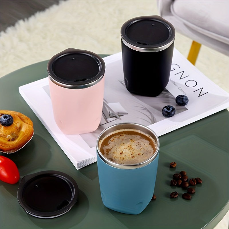 12V Car Heating Cup Car Heated Mug, 450ml Stainless Steel Travel Electric  Coffee Cup 14oz. Insulated Heated Thermos Mug