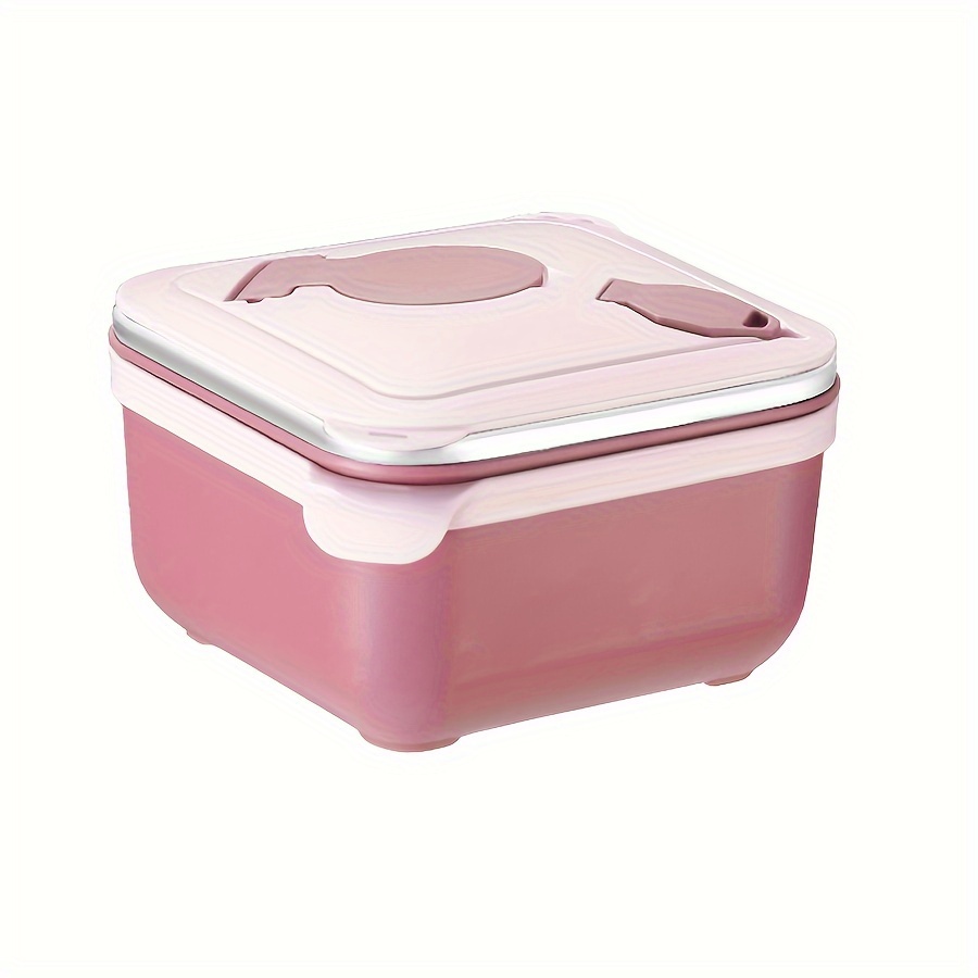 Large Capacity 304 Stainless Steel Bento Box With Air Vent - Temu