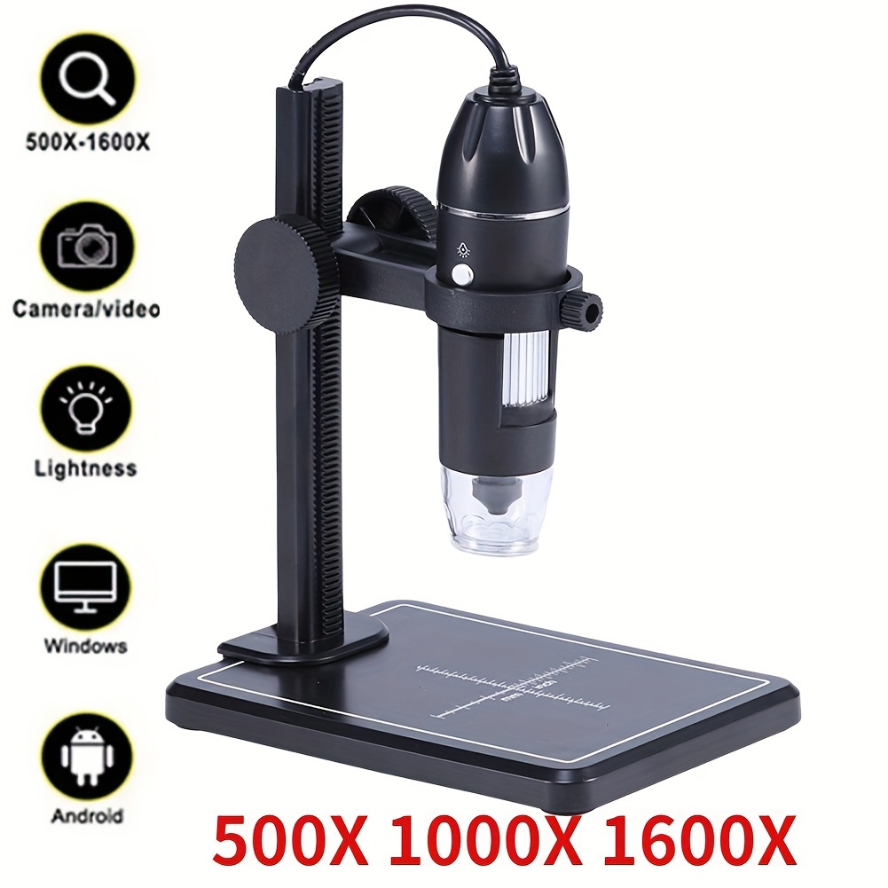 Microscope de Poche, Microscope USB, Microscope Numérique 3 en 1