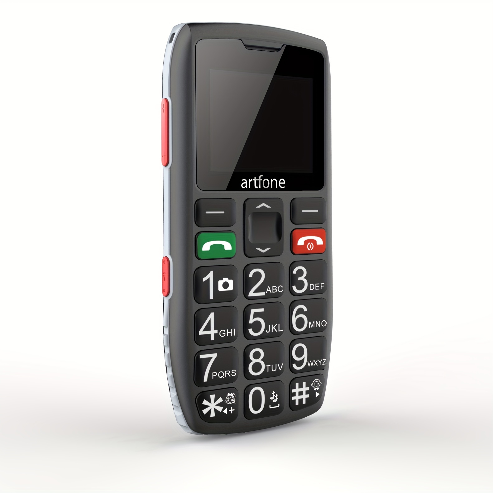 Téléphone Portable Enfant/Senior Robuste Etanche GSM Bluetooth Touche SOS  Noir