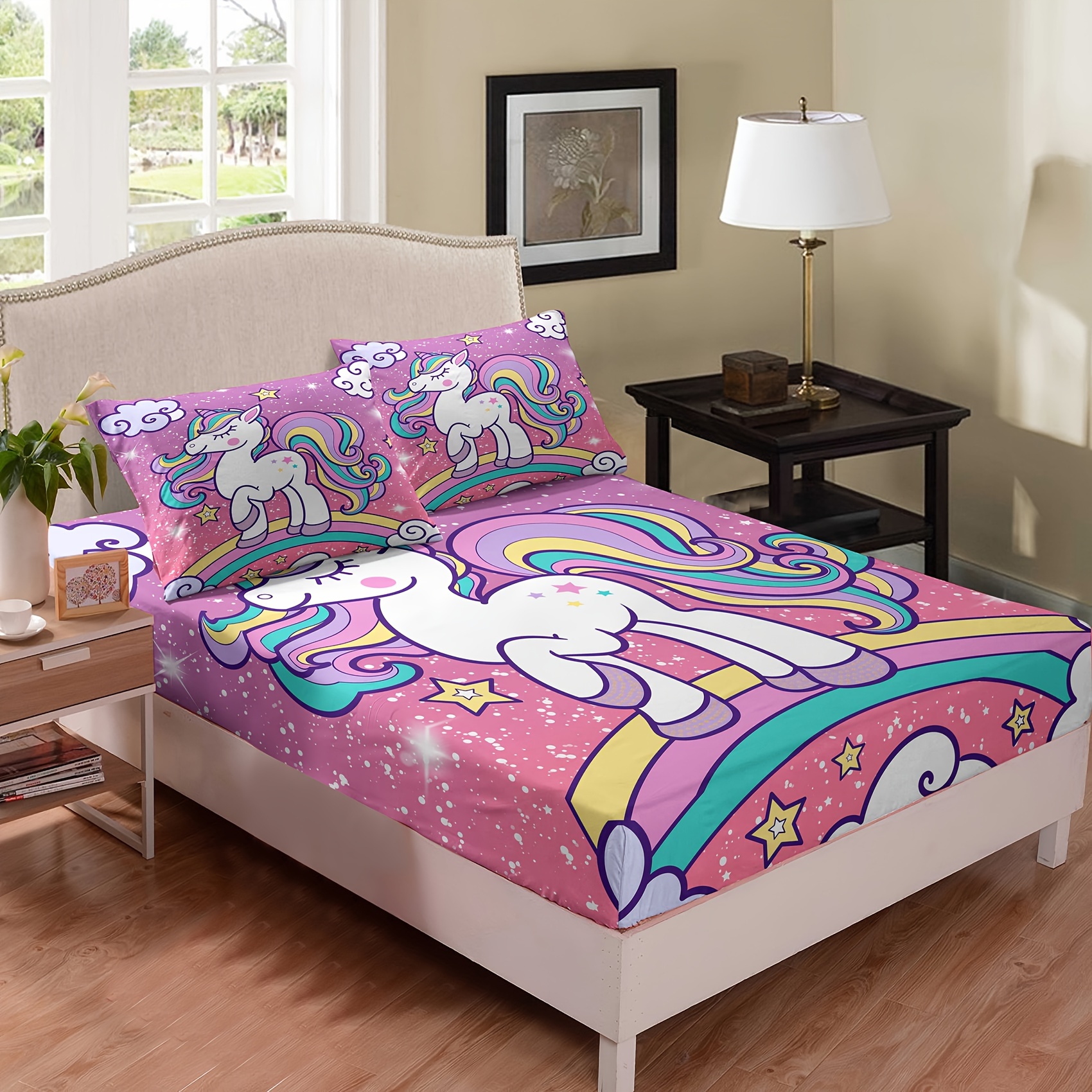 Unicorn sheets cheap full size