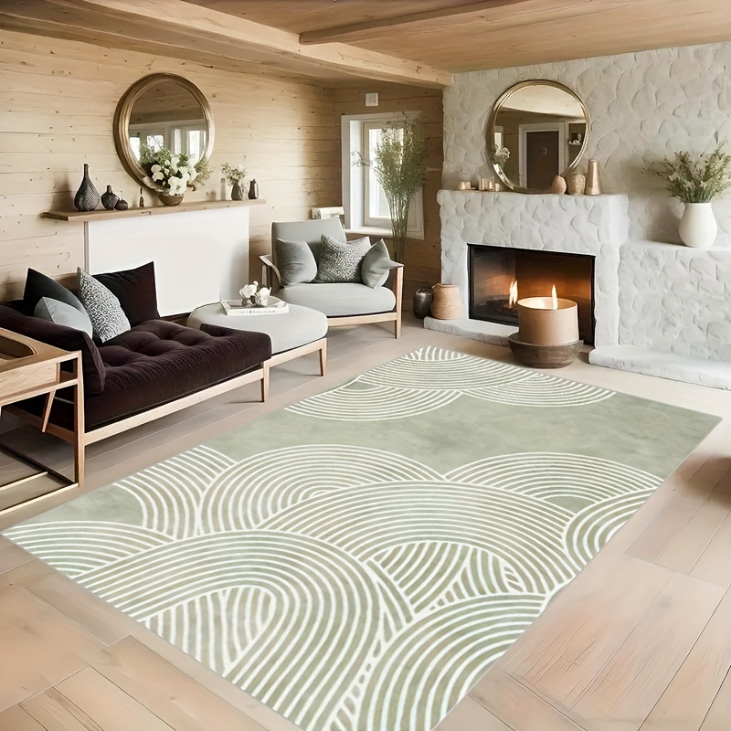 Geometric Modern Living Room Rug – Living and Home