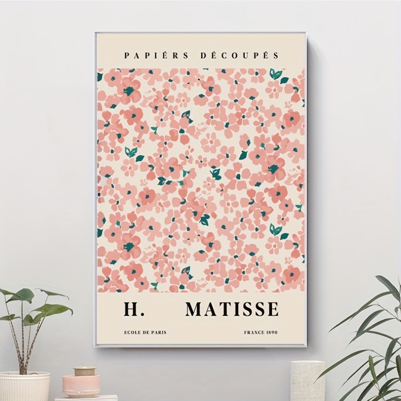 Matisse Retro Abstract Oil Painting Wall Art Matisse - Temu