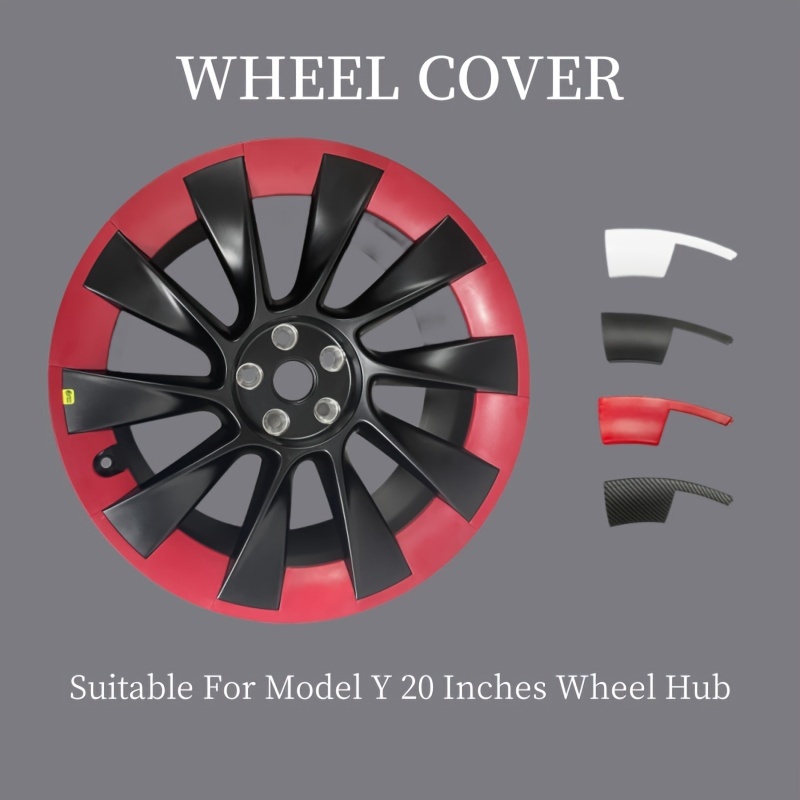 Wheel Hub Cap For Tesla Model Y Wheel Cover Enjoliveur Model 3 18/19/20  Inch ABS Wheels Hubcap Kit Original Car 2023 Accessories