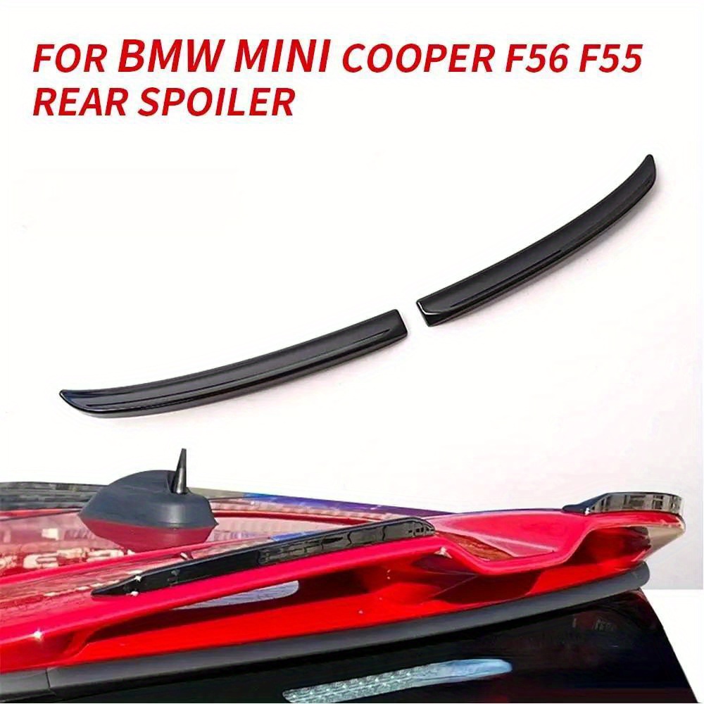 Red Rear Wing Trim Spoiler Extension Lip Fins For Mini Cooper F56 F55 S/JCW