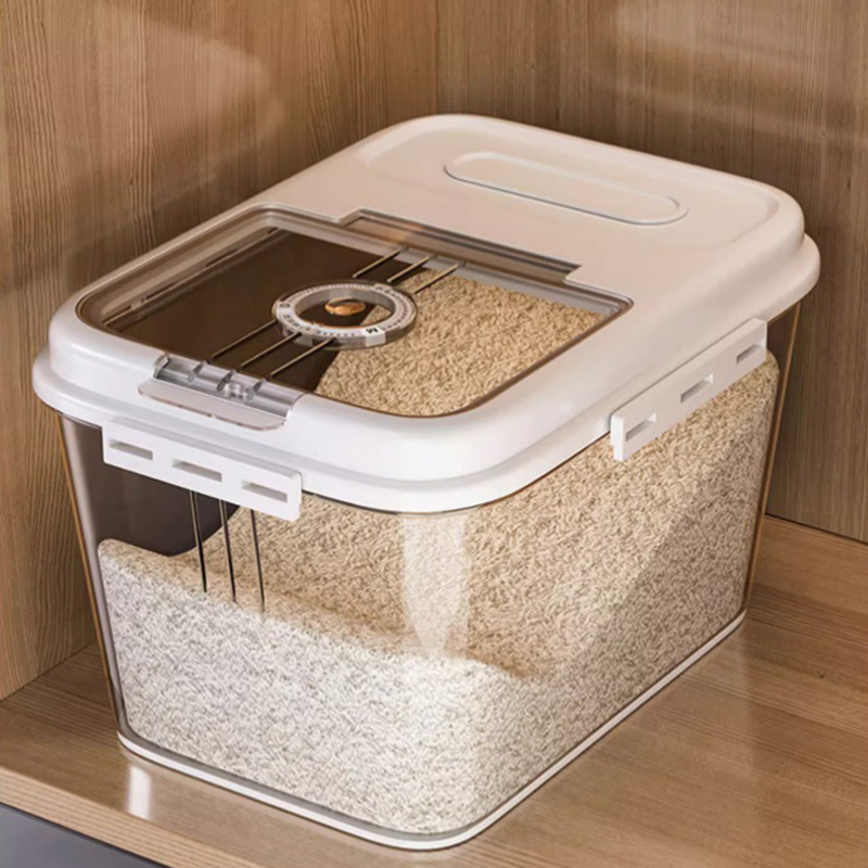 Rice Storage Box With Time Scale, Kitchen Storage Bin, Moisture-proof  Insect-proof Sealed Storage Containers, For Rice Corn Coffee Bean Grain  Soybean & Oatmeal, Kitchen Supplies - Temu