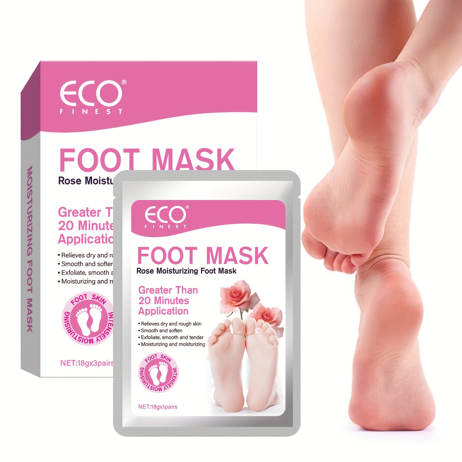 Efficient Foot Peel Mask Regular Size Skin Exfoliating - Temu