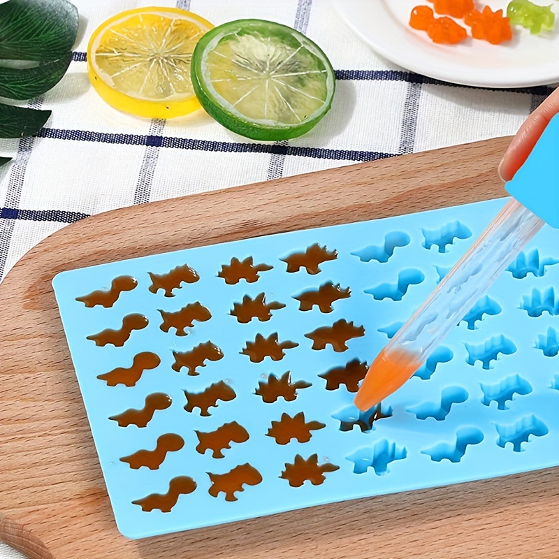 New Gummy Bear Mold Silicone Chocolate Mold With Dropper DIY  Dinosaur/Bear/Heart And Mini Donuts Valentines Day Party Square Silicone  Cupcake Molds From Doorkitch, $5.04