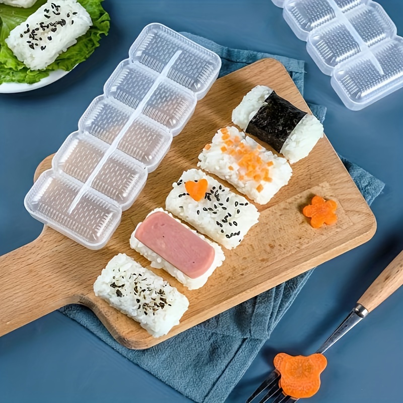 DIY Sushi Maker Kit Spam Musubi Maker Kit 19 PC Sushi Set Heart Sushi Maker  Mold Nigiri Sushi Mold Musubi Mold Spam Slicer Easy Sushi Making Kit For