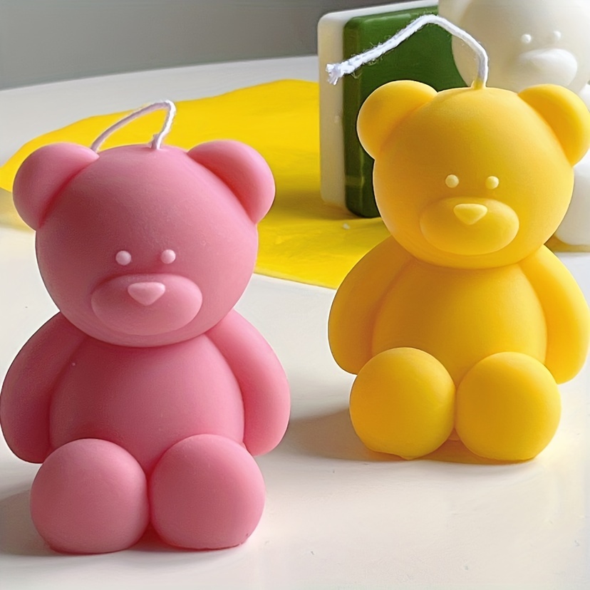 Cartoon Teddy Bear Silicone Resin Mold-bear Honey Jar Mold-teddy