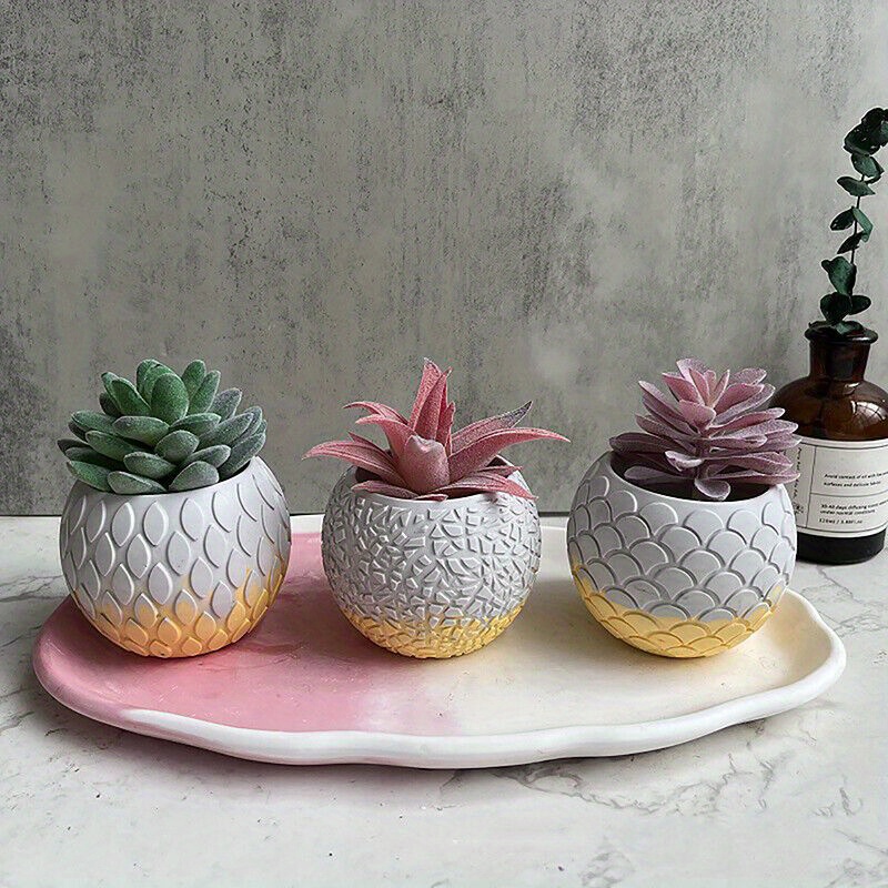 Mini Flower Pot Silicone Mold, Concrete Flower Pot Mold, Cute Planter Mould,  Epoxy Resin Mold,plaster Mold,terrazzo Mold 