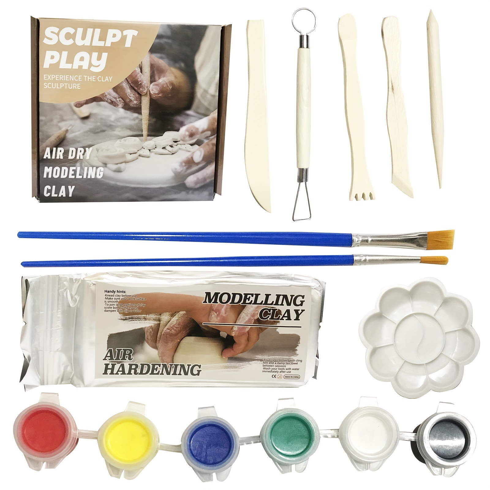 Sculpting Clay, Air-dry Clay, Modeling, Ceramic Sculpting Clay